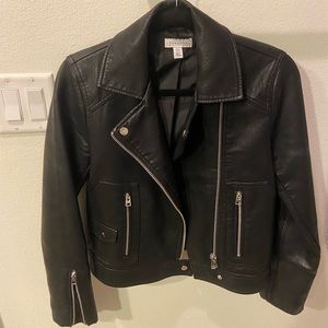 Topshop leather jacket